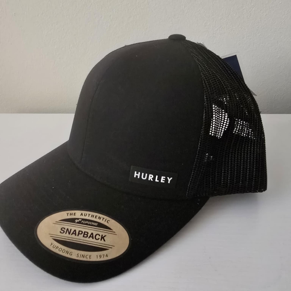 Hurley Black Snapback Hat